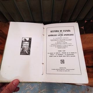 HISTORIA DE ESPAÑA Y DE LAS REPÚBLICAS..