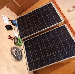 Kit solar camper 2 placas, inversor 220v