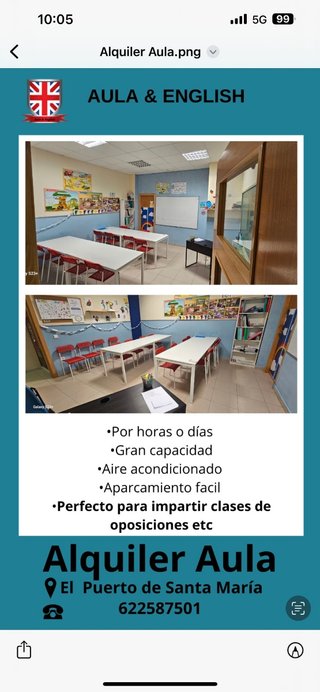 Alquiler Aula