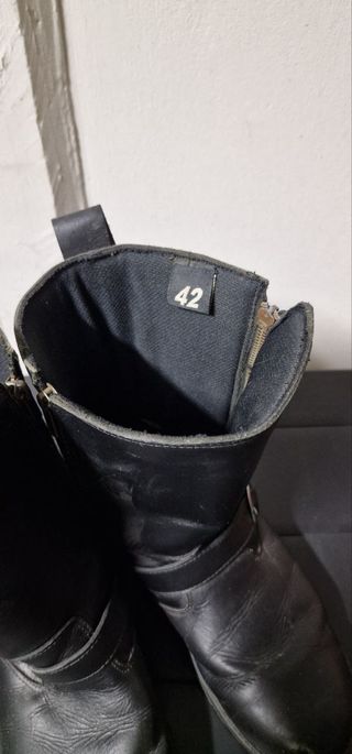 Stivali moto con zip 42