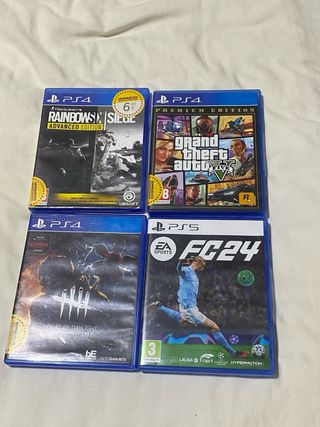 Play 5 Slim 2 mandos y 4 juegos