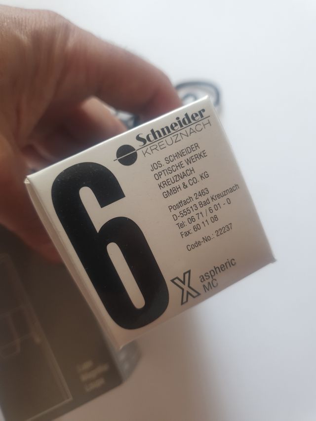 Lupa Schneider Kreuznach 6x aspheric MC