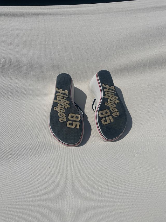 Chanclas cuña Tommy Hilfiger Talla 38 mujer