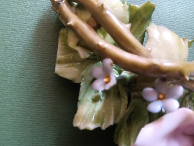 Rose porcellana Capodimonte Vintage