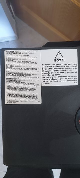 Estufa catalítica 