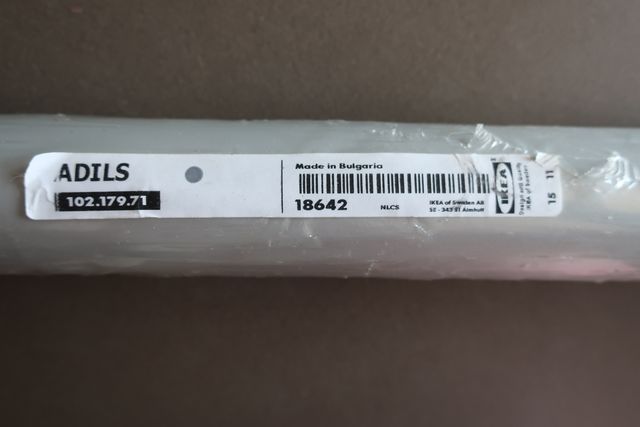 Pata para mesa ADILS ikea gris