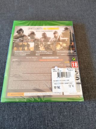 Rainbow six siege xbox one precintado 