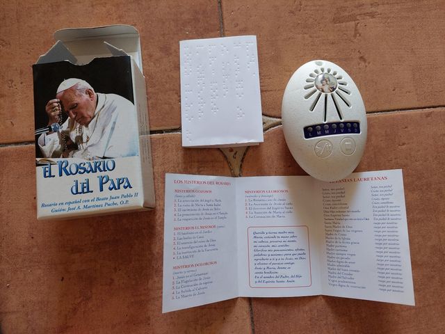 El rosario del Papa Juan Pablo II