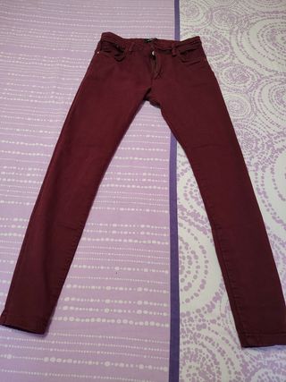 Pantalón tejano Granate 