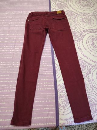 Pantalón tejano Granate 