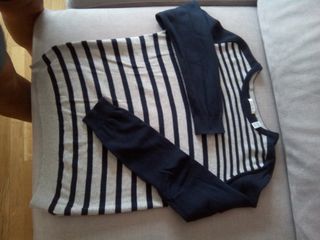 Jersey rayas okaidi para niño talla 14 años