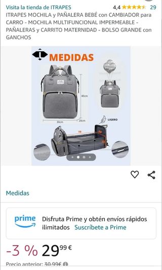 mochila + ropa