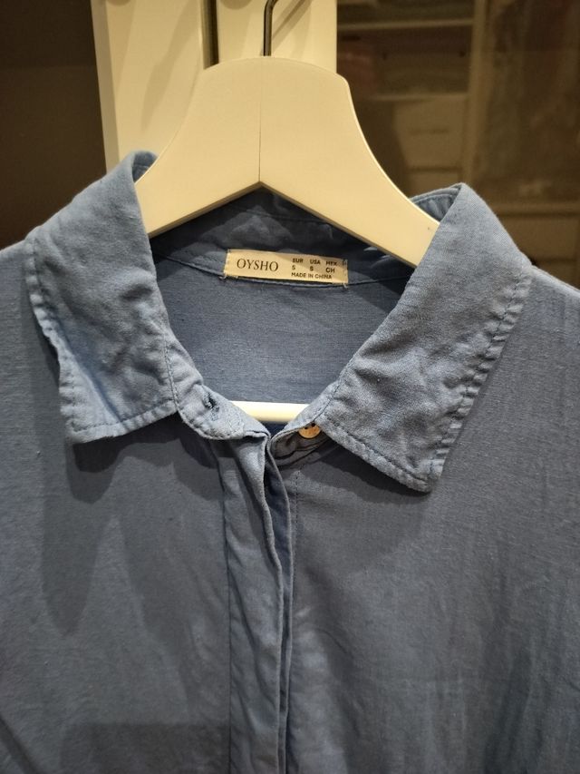 Blusa lino Oysho Talla S