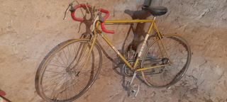 Bicicleta antigua dal carretera