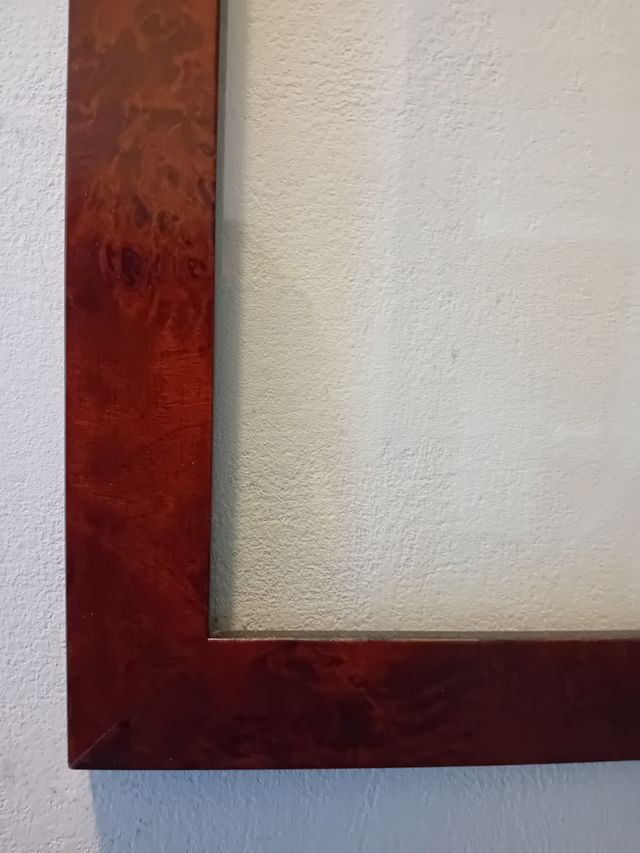 Marco de madera con cristal