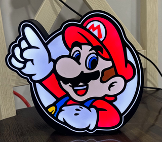 LAMPARA LIGHTBOX LED SUPER MARIO BROS