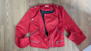 Chaqueta roja cache cache talla 36