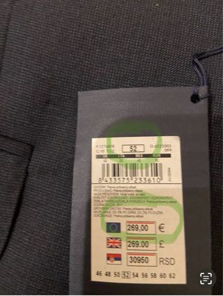 TRAJE DE VERANO SIN ESTRENAR CORTEFIEL