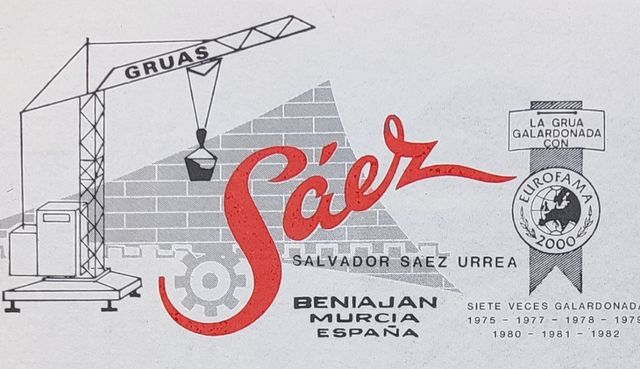 Grúa automontante Sáez S 20 22