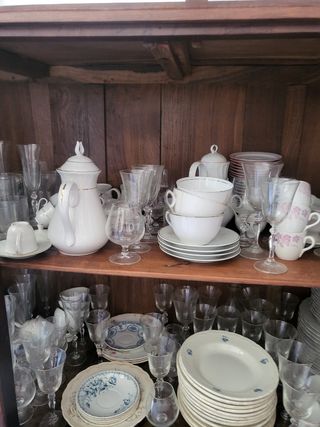 Fontes e pratos grandes