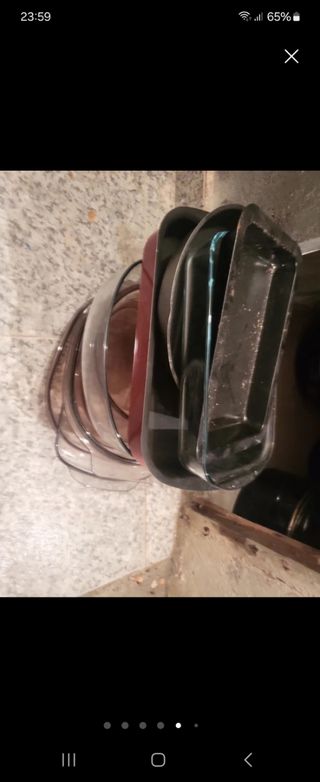 Fontes e pratos grandes