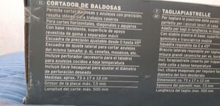 Cortadora baldosas