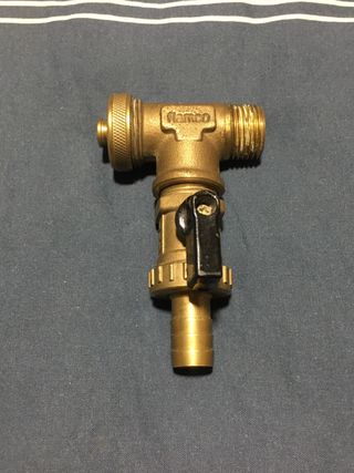 Valvula Flamco bola agua manguera 