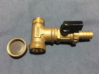 Valvula Flamco bola agua manguera 