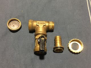 Valvula Flamco bola agua manguera 