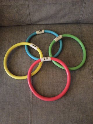 Aros con peso para piscina