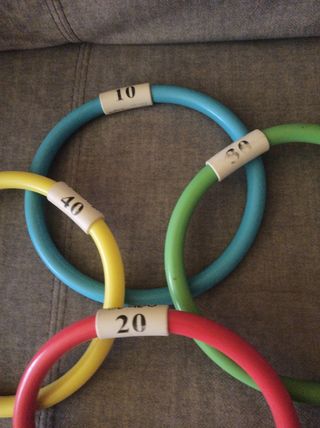 Aros con peso para piscina