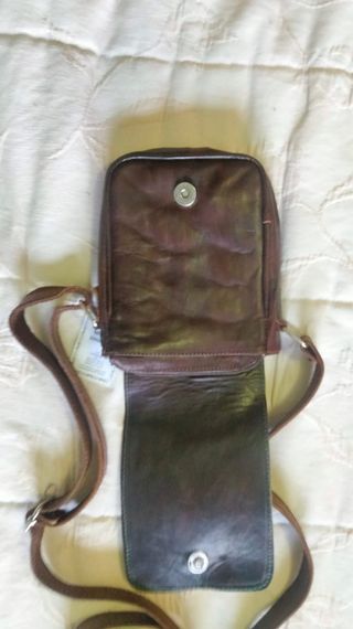 Bandolera de cuero nueva