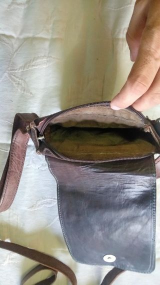 Bandolera de cuero nueva