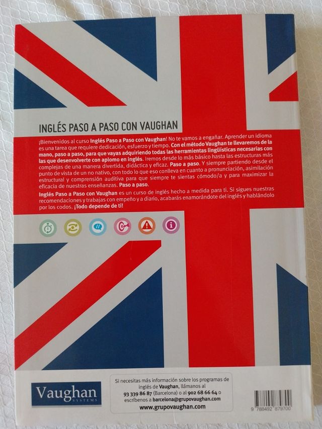 Libro Inglés paso a paso con Vaughan 