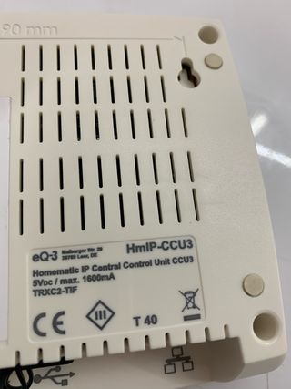 Homematic CCU3 151965A0 Smart Home Hub