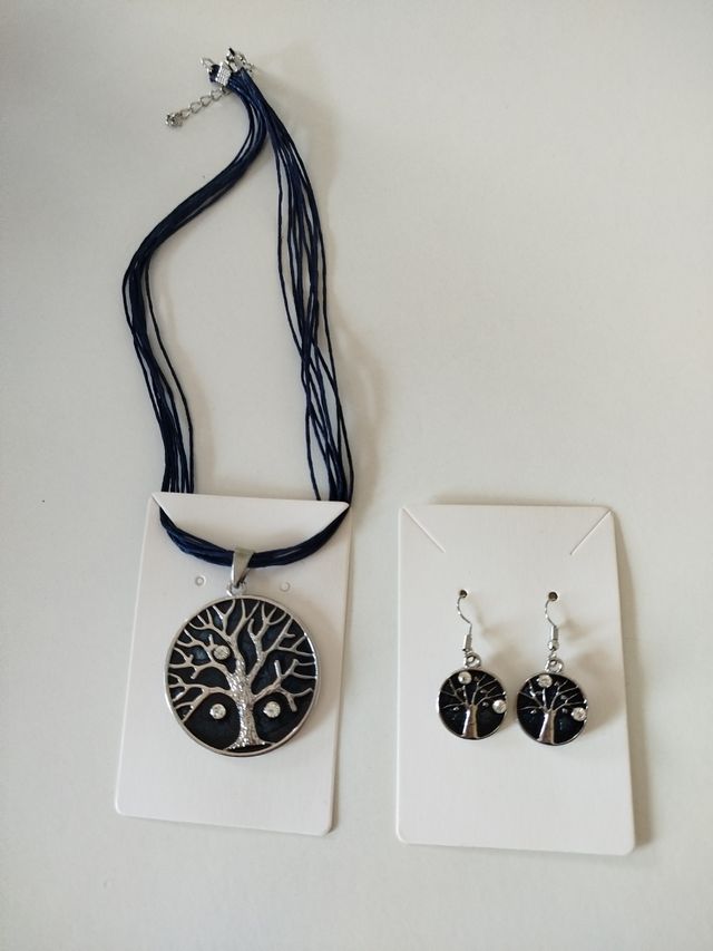 Conjunto de fio e brincos