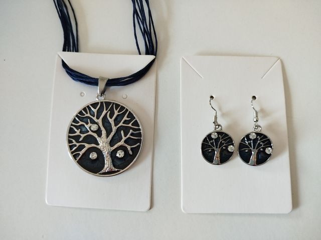 Conjunto de fio e brincos