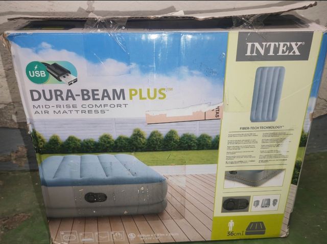 Colchón hinchable intex dura-beam plus