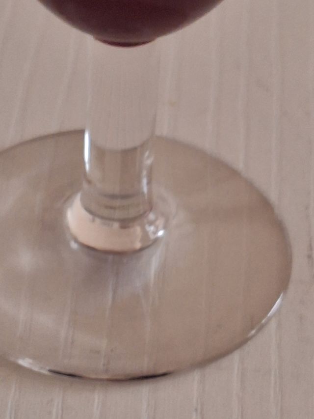 Copas rojas de cristal