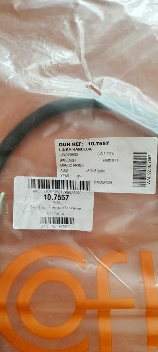 Audi A8 D2 cables de freno