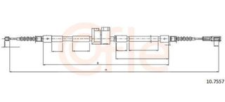 Audi A8 D2 cables de freno