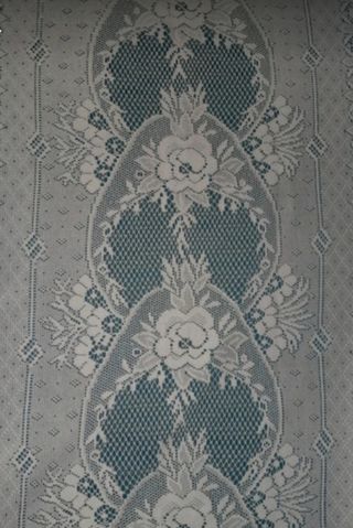 2 tende bianche a vetro cm 60×225