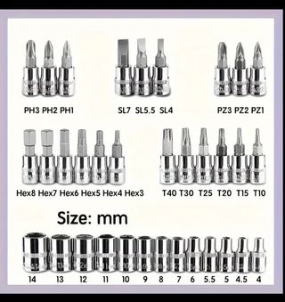 46pc Kit de Herramientas