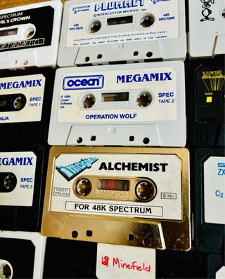 Lote de 33 juegos cassettes para spectrum