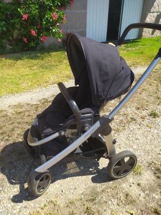 Carrito Trio Bebè Confort Elea con saco y plástico