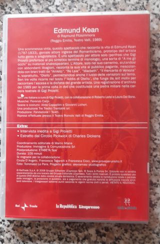 Dvd Gigi Proietti*Edmund Kean*