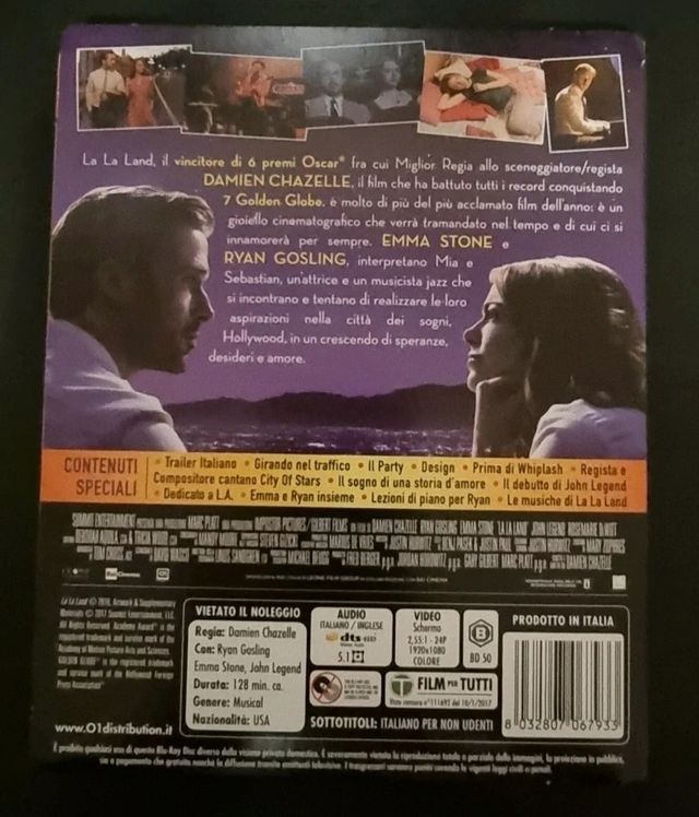 La La Land (Blu-Ray + CD Colonna Sonora) - Italian