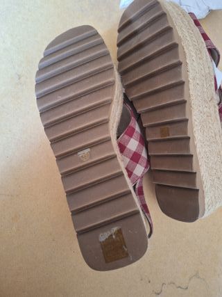 Sandalias cuña plataforma esparto n.39 "Corina"