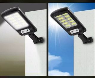 2 Lampioncini Faretti 120 led Solare + Telecomando