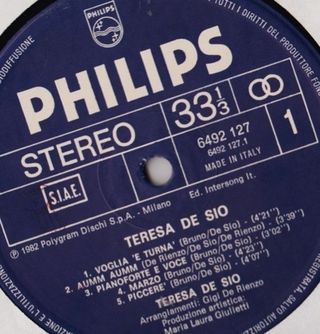 Vinile Teresa De Sio 